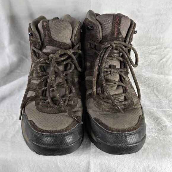 Columbia Mens Hi Top Lace-up Hiking Shoes Mens Size 13 Brown - Picture 2 of 11